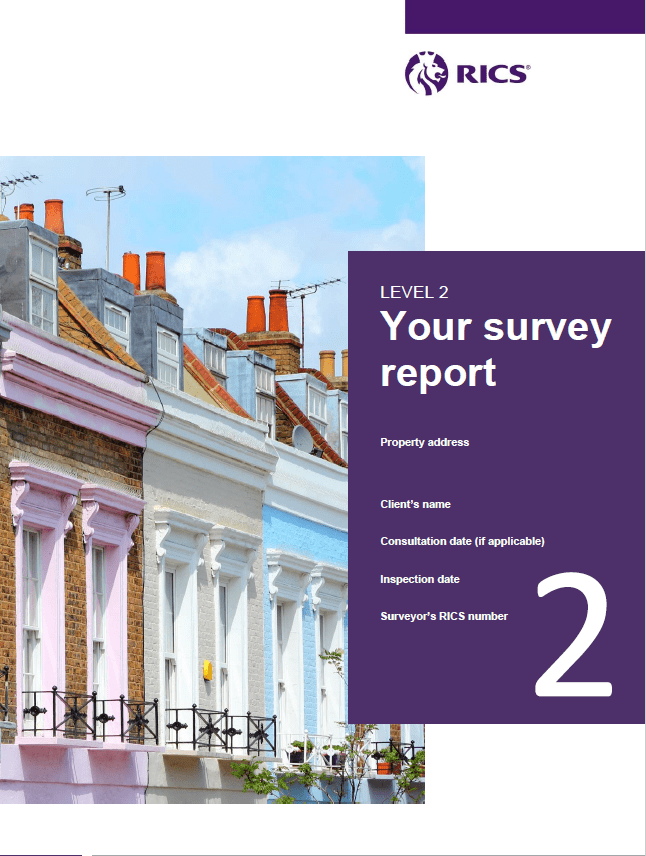 RICS Level 2 Home Survey Report Cover